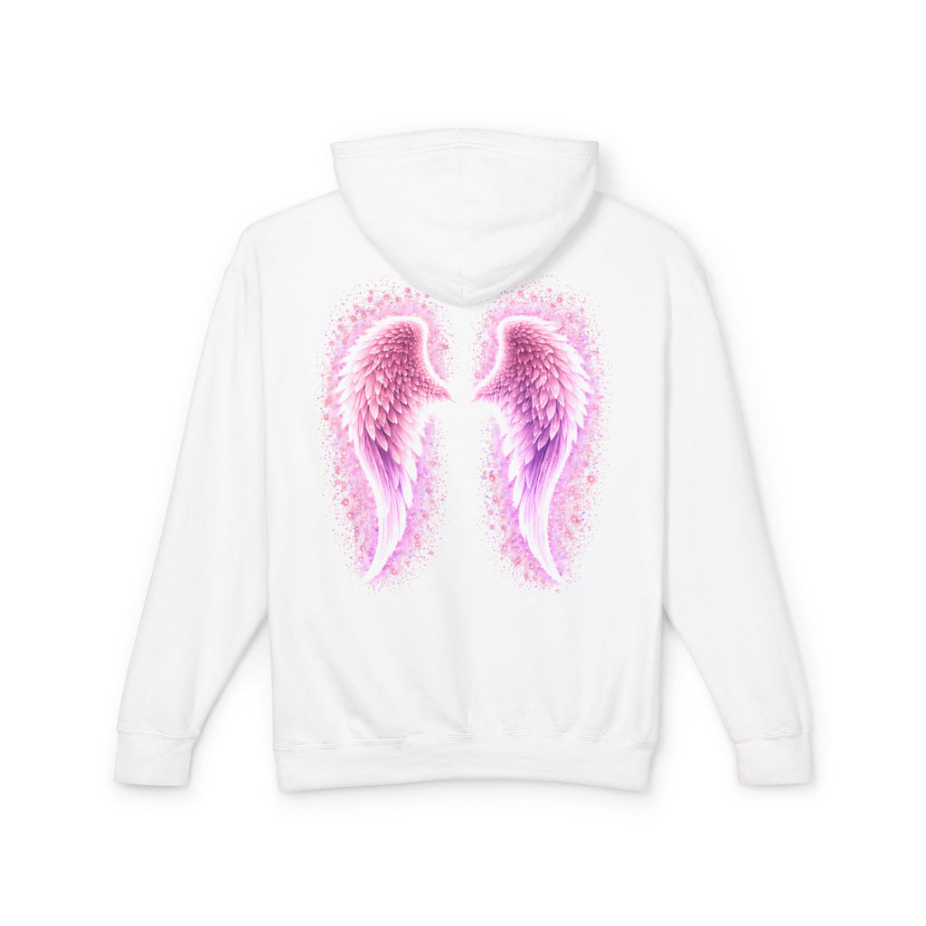 Sciatica awareness Aura Spiritual Angel Wings Hoodie — "Strength You Can't See" Inspirational Awareness Sweatshirt