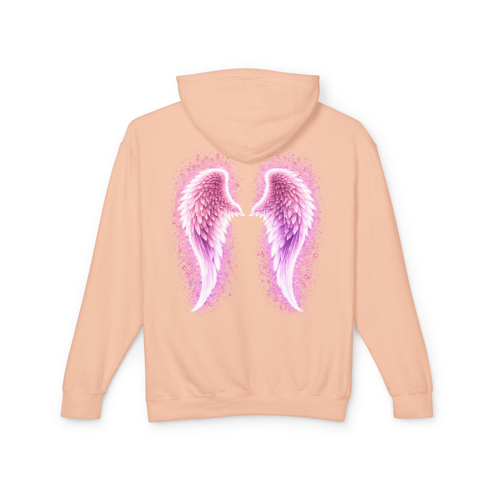 Sciatica awareness Aura Spiritual Angel Wings Hoodie — "Strength You Can't See" Inspirational Awareness Sweatshirt