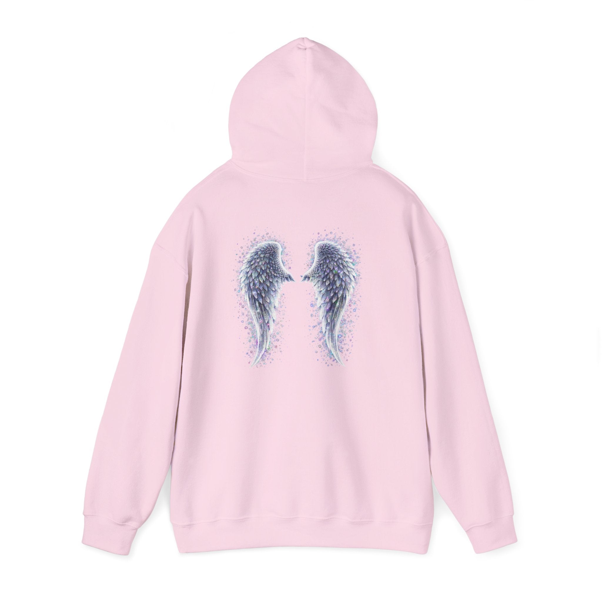 Mental illness Aura awareness silver angel wings Design hoodie -Strength you cant see Sweatshirt