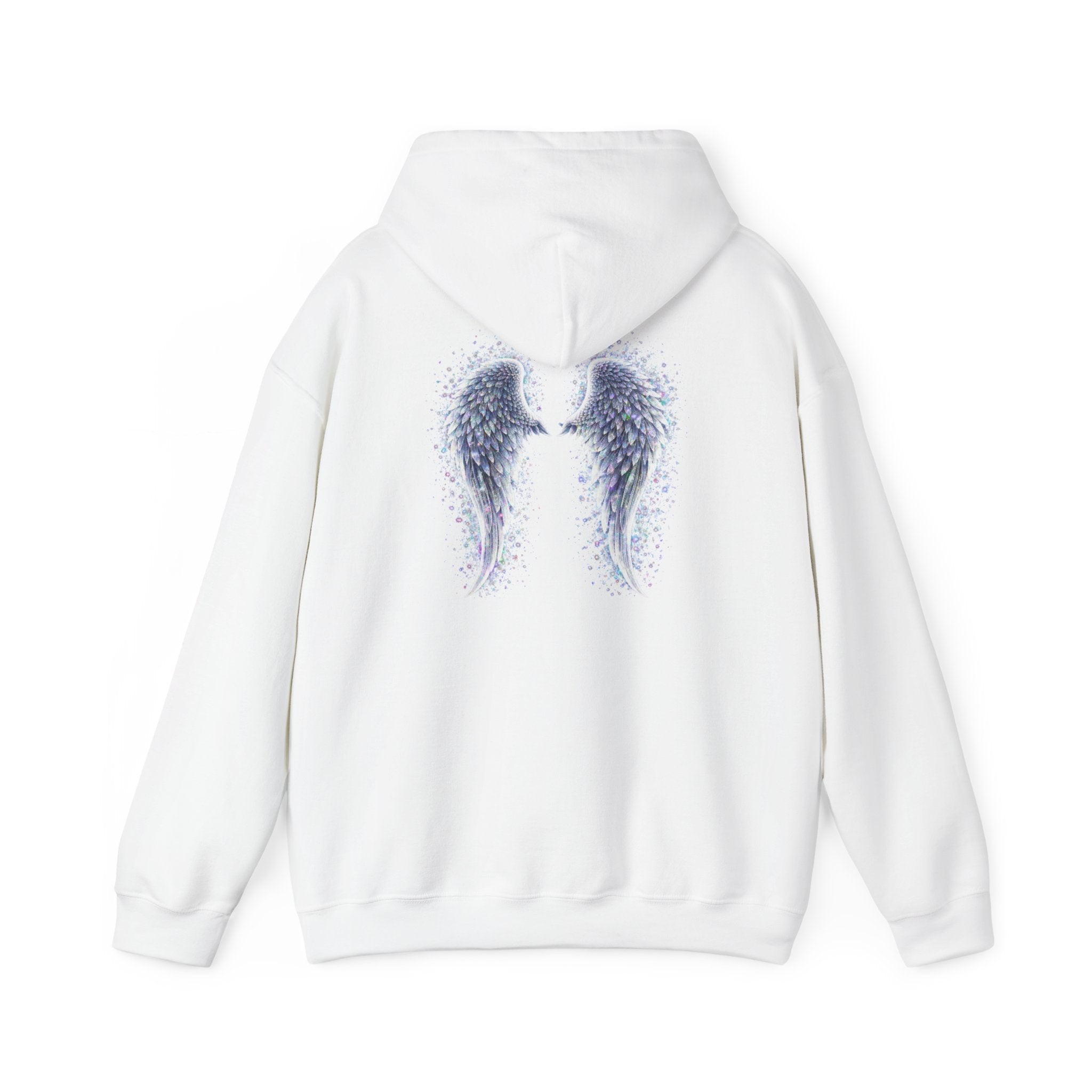 Mental illness Aura awareness silver angel wings Design hoodie -Strength you cant see Sweatshirt
