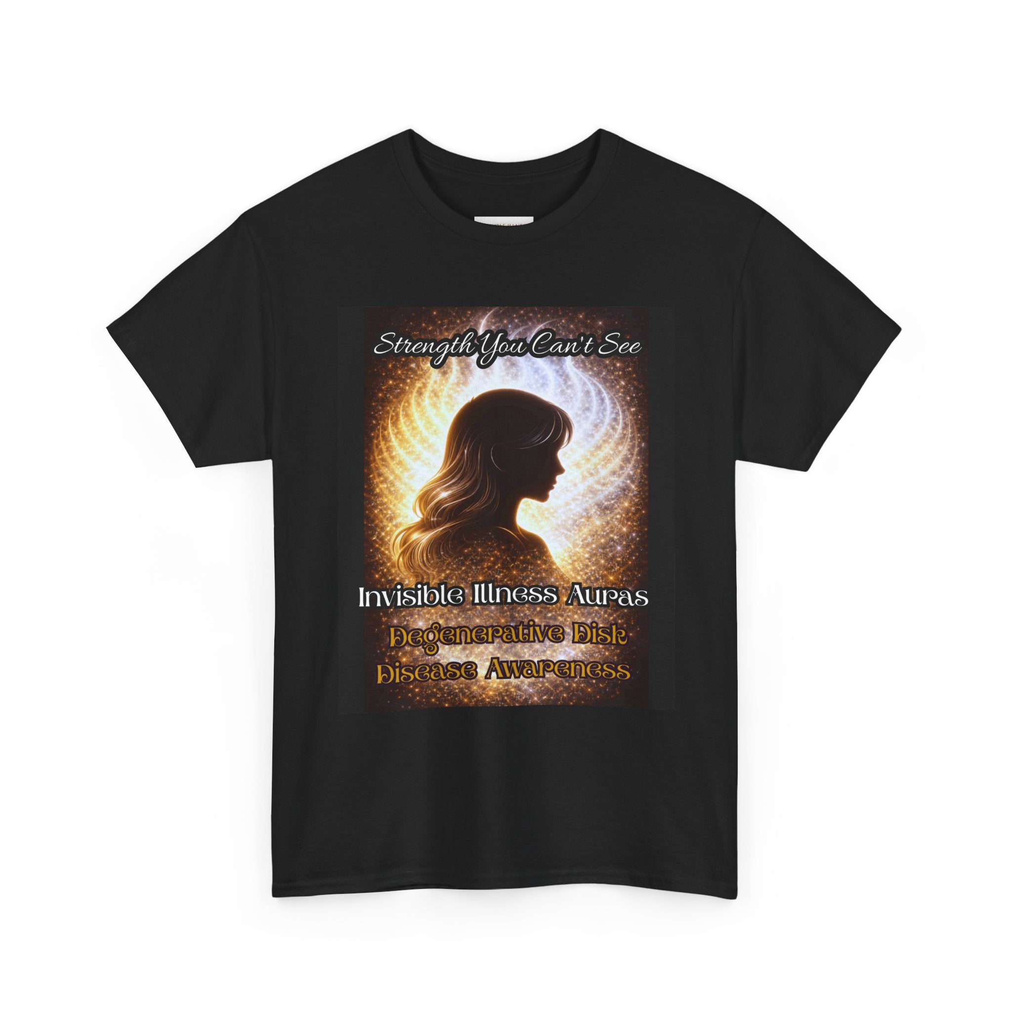 Degenerative Disk Awareness auras Angel Wings Memorial T‑Shirt — Invisible Illness Awareness Graphic Tee