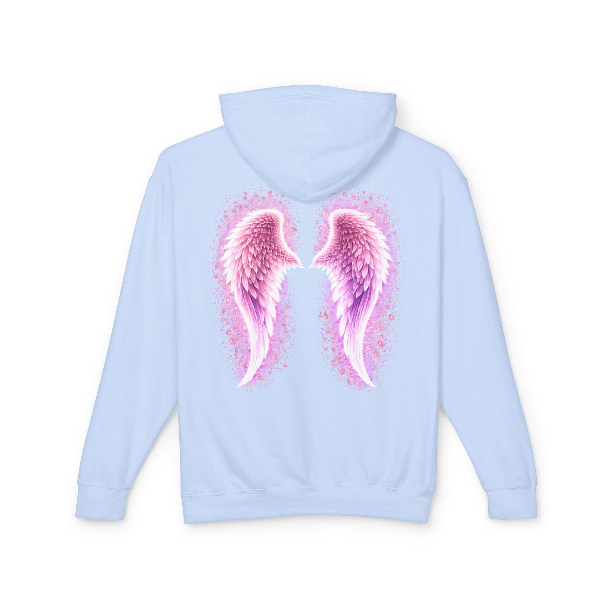 Sciatica awareness Aura Spiritual Angel Wings Hoodie — "Strength You Can't See" Inspirational Awareness Sweatshirt