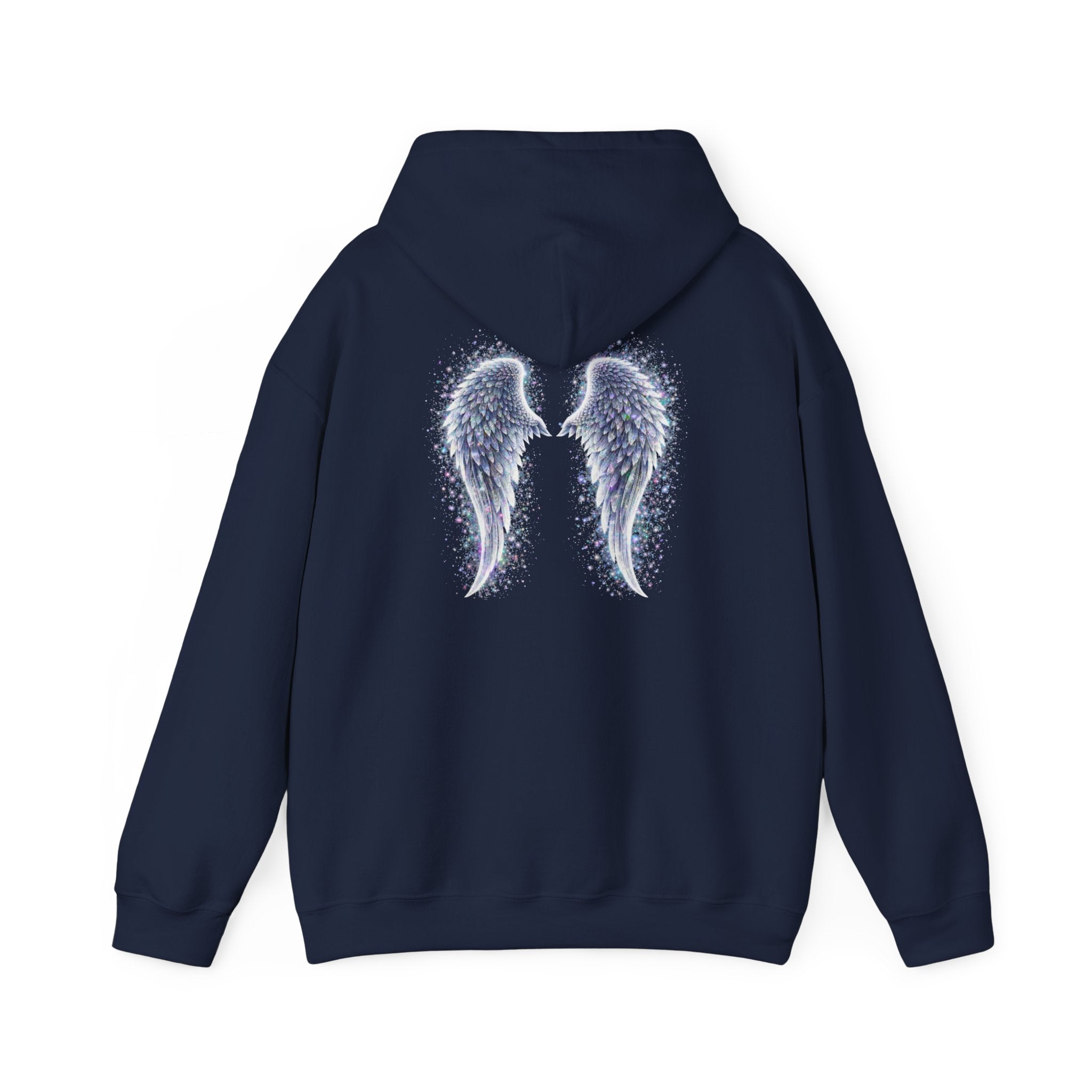 Mental illness Aura awareness silver angel wings Design hoodie -Strength you cant see Sweatshirt